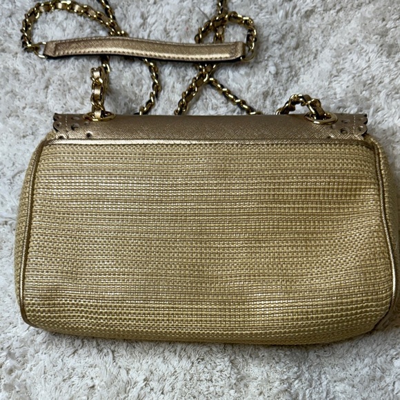 NWOT Michael Kors Gold and Tan Shoulder Bag - Picture 6 of 15